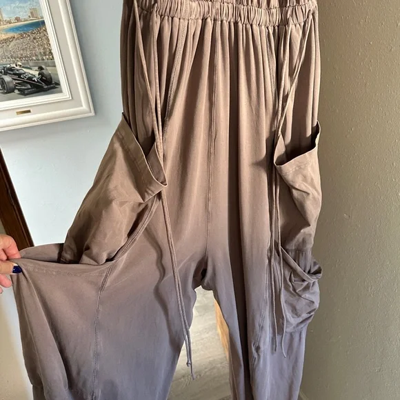 Free People Movement Brown Infinity Onesie Size M - Picture 6 of 16
